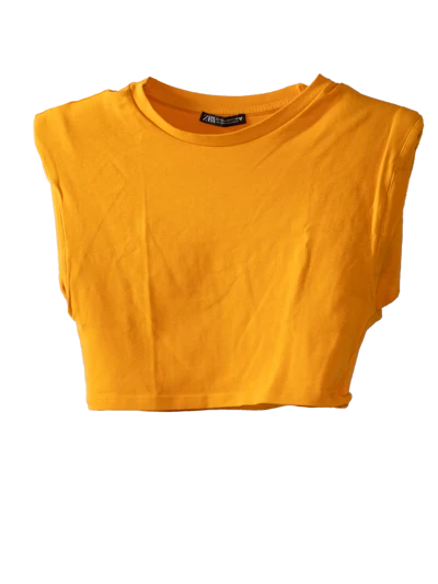 Orange Zara Crop Top