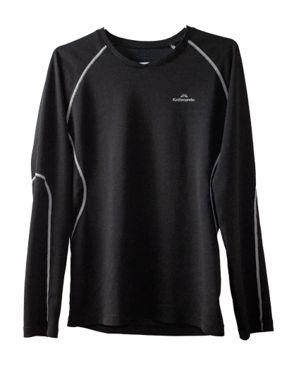 Black Sport Long Sleeve Kathmandu