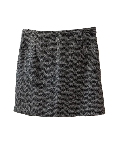 White and Gray H&M Skirt