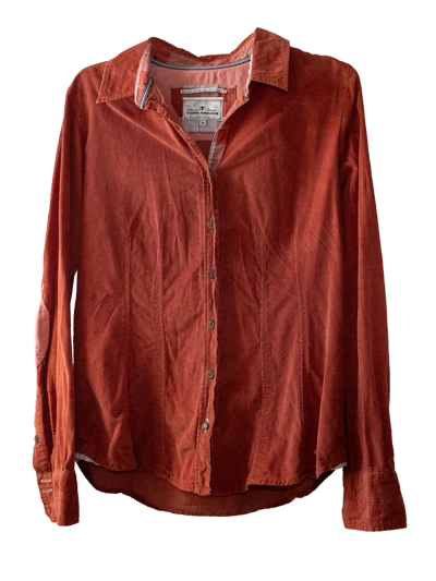 Orange Corduroy Shirt